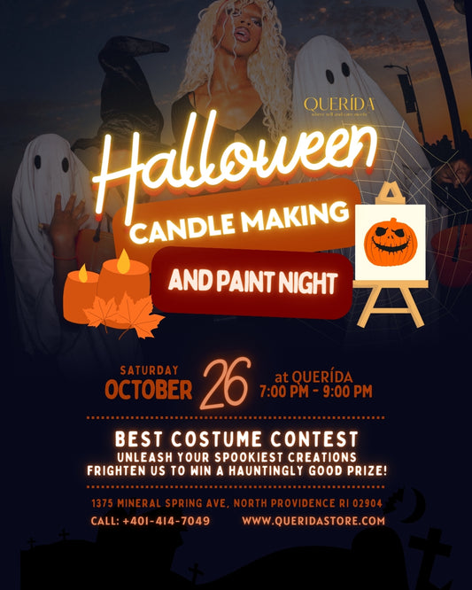 Halloween Candle Making and Paint Night