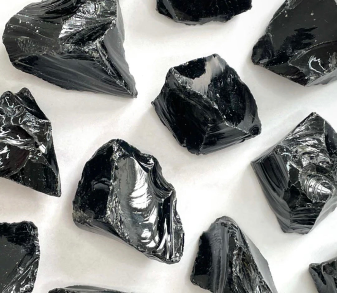 Black Obsidian Crystal - Full Size